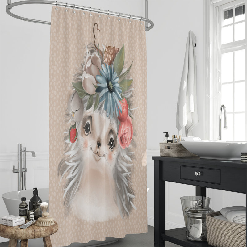 Rideau de douche simple Hartt, H 93 po x l 70 po