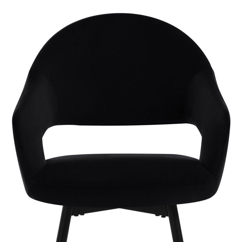 Tabouret de comptoir pivotant 26 po avec structure en métal (ensemble de 2), 2, Noir