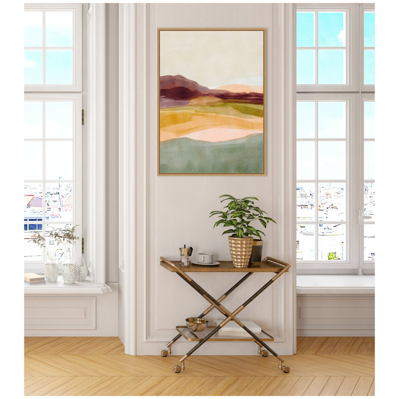 «Sunset Beauty» par Nikita Jariwala, reproduction d'art sur toile encadrée, H 38 po x P 28 po