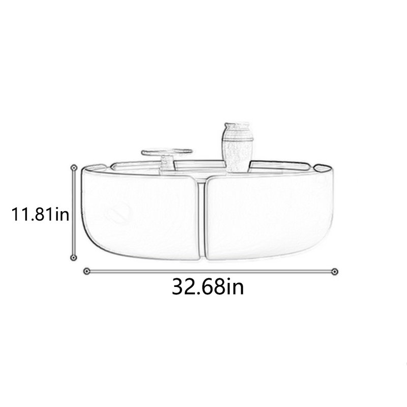 Rock slab creative multi-functional tea table