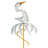 Bird Spinner Stake - Egret