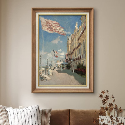 " Hotel Des Roches Noires At Trouville Claude Monet Historic Classical " by Claude Monet