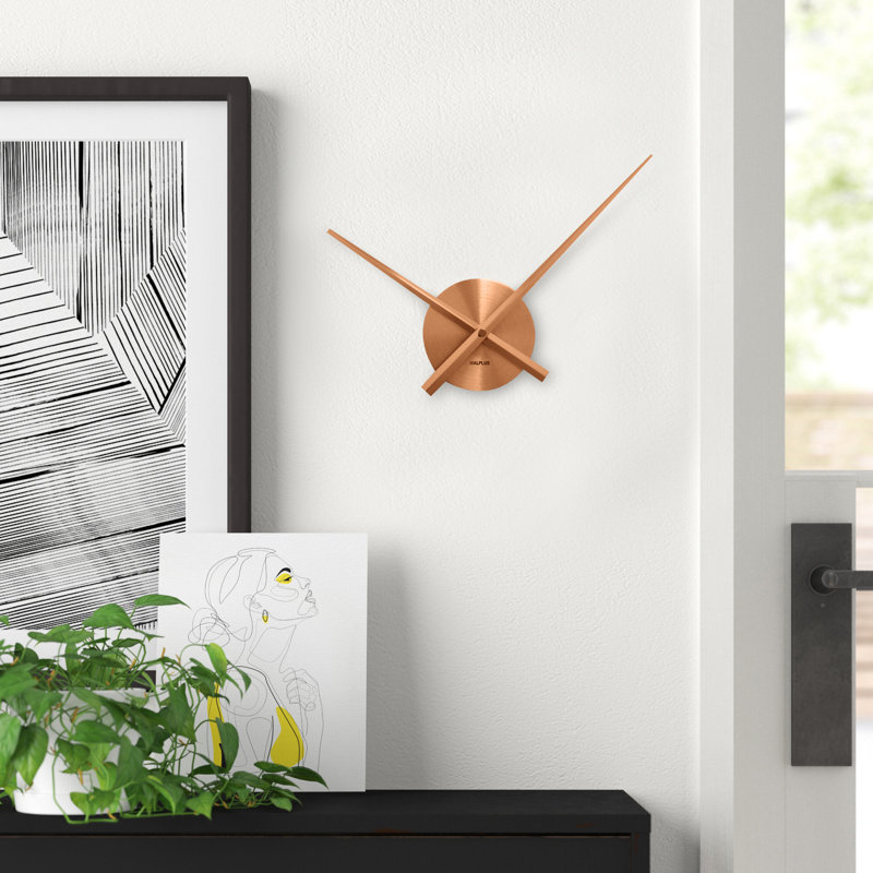 Barrientez Classic Wall Clock, Copper