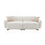Canapé Beige Boucle avec 2 coussins décoratifs