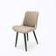 Ensemble de 4 chaises de salle à manger modernes en cuir PU sans accoudoirs avec coussins épais et pieds en métal pour la cuisine et la salle à manger-1071409981-1071409978