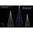 White LED Cone Tree with Collapsible Base Lighted Display-906481942-889281953