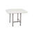 Seachrome Lifestyle & Abilities Bariatric Extra Wide Shower Bench Seat, Naugahyde Padded Cushion, Wall Mount, Adjustable with Legs, Stainless Steel, White