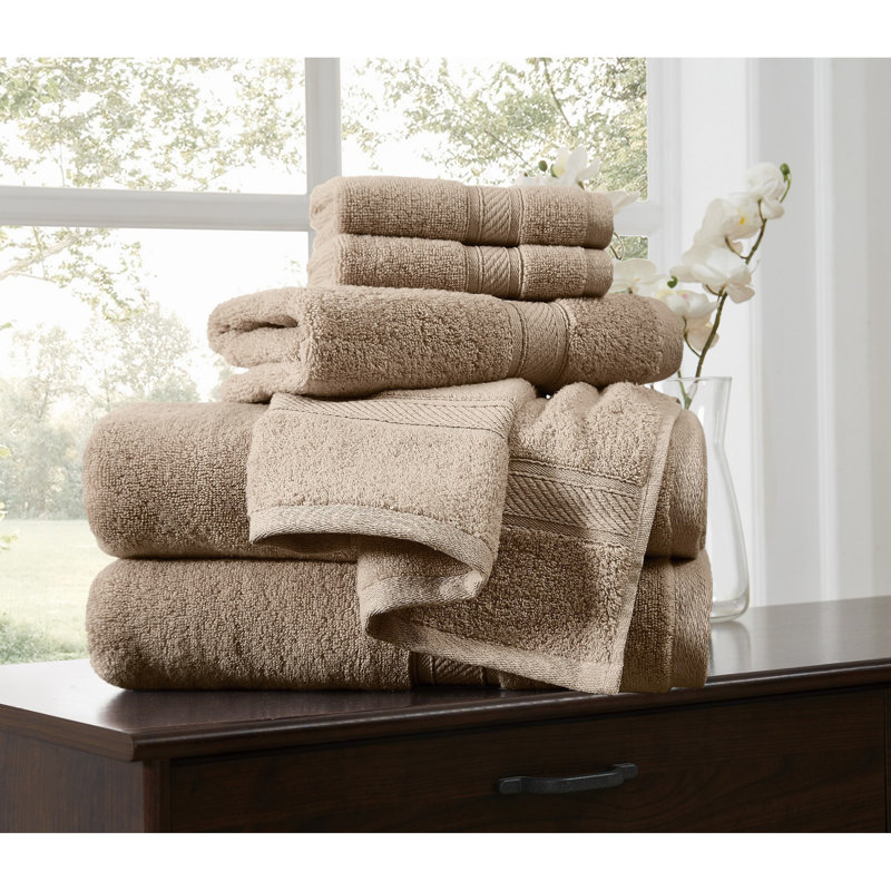  Regal Plush Towel Sets, Beige