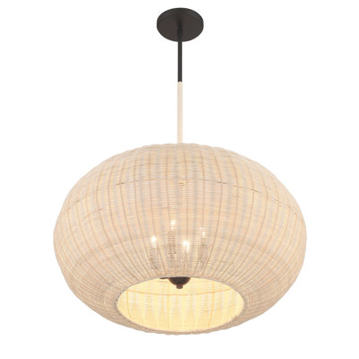 Luminaire suspendu charbon 1 lumière Modjeska