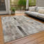 Tapis taupe Claudian ACN1630 intérieur / extérieur lavable à la machine-104235690