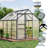 6x8 FT Polycarbonate Walk-In Greenhouse – with Heavy-Duty Aluminum Frame, Sliding Door, Adjustable Roof Vent & Rain Gutter – Perfect for Outdoor Backyard, Garden, Patio, Apartment Balcony