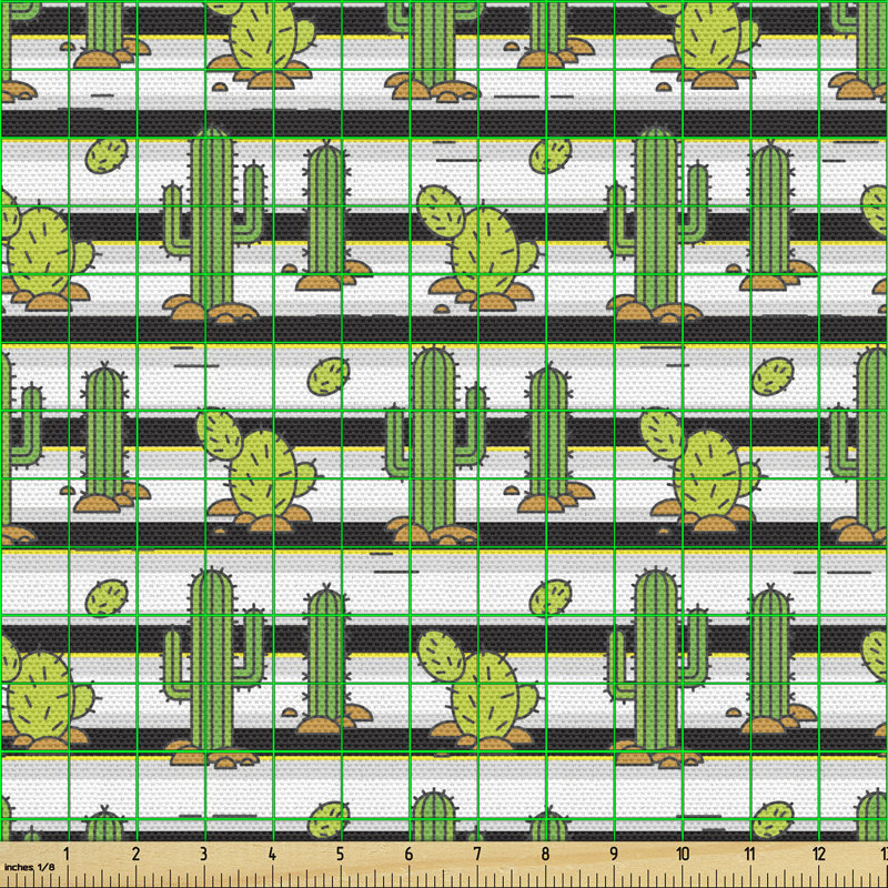 Chantail Saguaro Cartoon Multi-Purpose Fabric