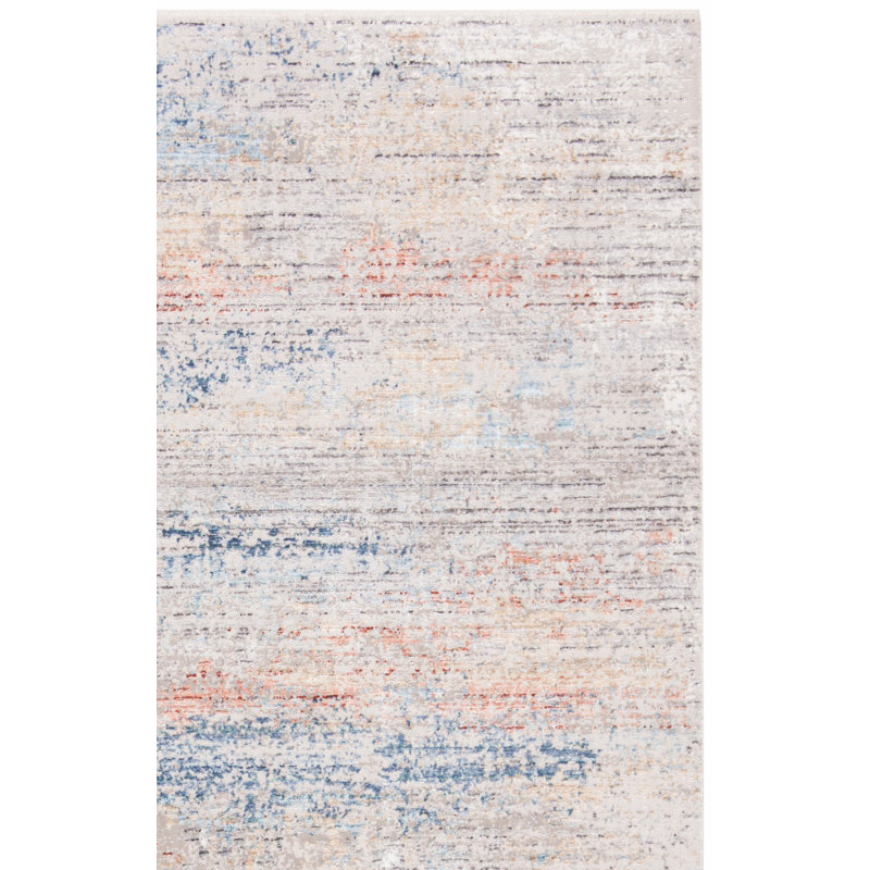 Tapis gris clair Adal, Rectangle 4 pi x 6 pi