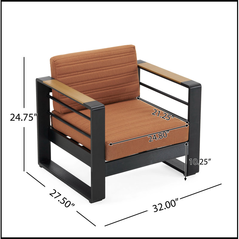 CHAISE CLUB GIVANNA, Orange