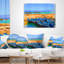 Coussin bleu avec bateaux - Sea & Shore-31479051-31479055