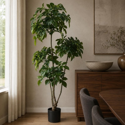 Angalee Faux Palm Tree in Pot Liner