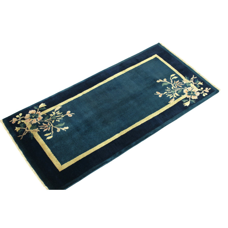 One-of-a-Kind Runner 2' X 4'2" Hand Knotted Area Rug