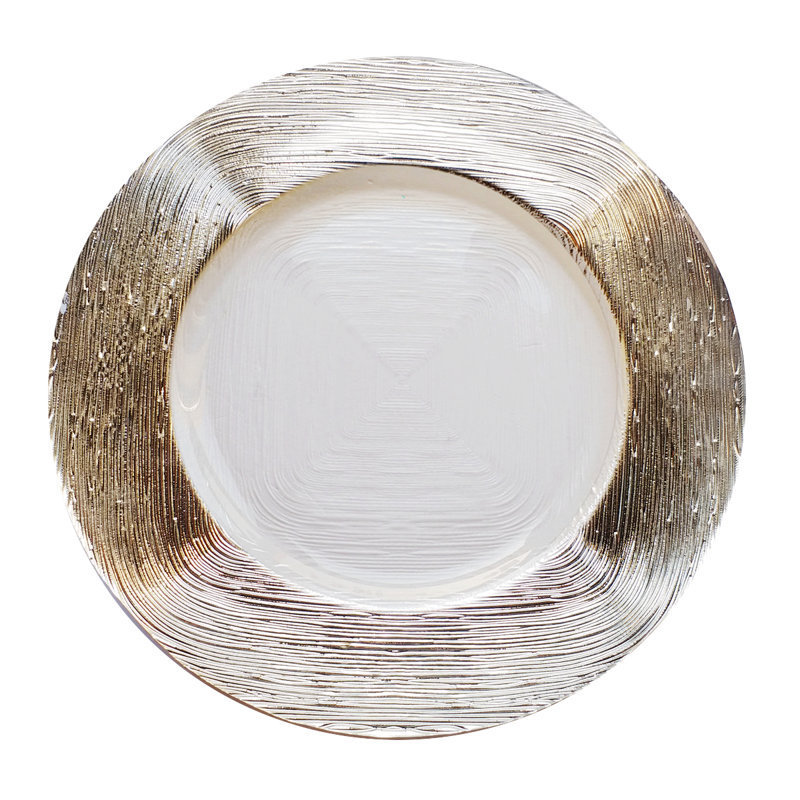 10 Glass Charger, Silver