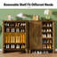 Armoire de rangement à chaussures en bois 2 portes