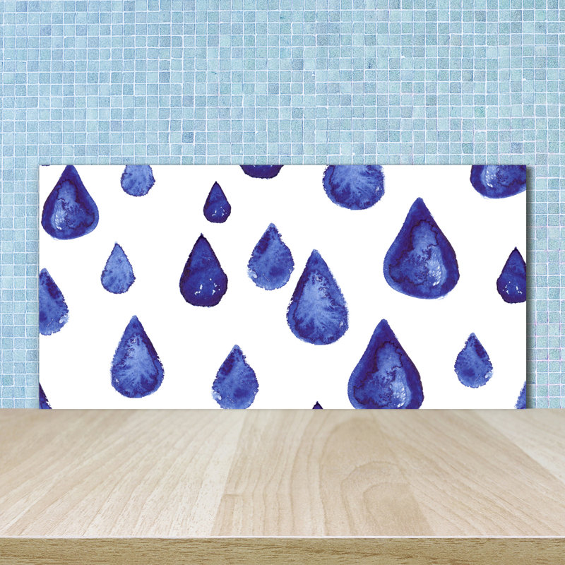 Bektas 50cm W x 100cm L Glass Peel and Stick Panel