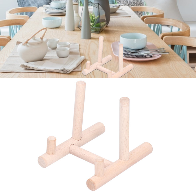 Ornement de bureau en bois, porte-assiettes moderne, décoration pour la maison ou une fête.