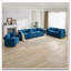 Fauteuil club en tissu d'ameublement en chenille-1660826303