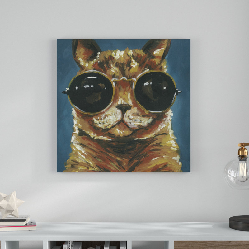 Dapper Animal I 1 Piece Painting, 76cm H x 76cm W, Wrapped Canvas