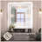 Chrisna LED Bathroom Mirror with Frontlit and Backlit, 3 Colors Temperature & Dimmable Light Anti-fog Tempered Glass Bathroom Vanity Mirror-1644397551-1660412593