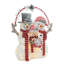 Décoration de Noël joyeux Noël bonhomme de neige avec lumières à piles