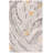 Soho Hand Tufted Wool/Cotton Abstract Rug in Gray/Gold-1542854791