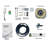 Smart Toilet with Bidet Seat Built-in,Auto Open/Close Seat, Foot Sensor, LED Display,Night Light, Warm Water & Dryer,Revolving lamp,Side Knob With Multiple Controls