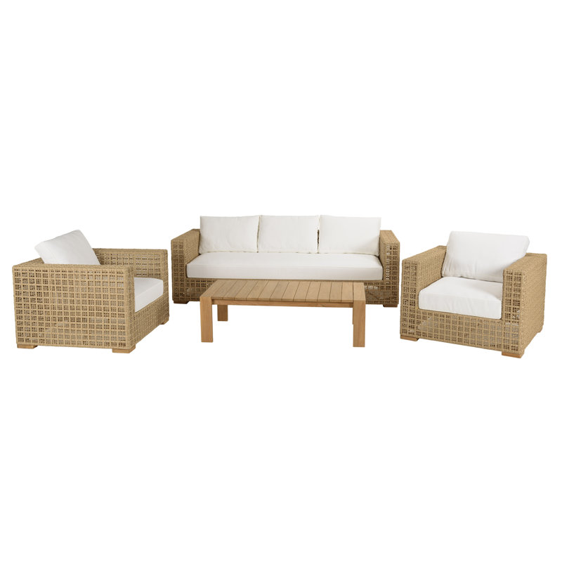 6-Seater Garden Lounge Synthetic Rattan