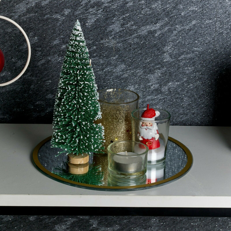 5 Piece Glass Tabletop Tealight Holder Set