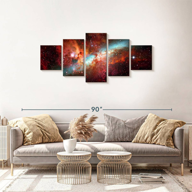 Galaxy Nebula, 30" H x 68" W