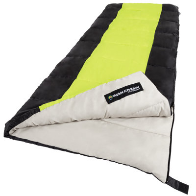 Wakeman Sleeping Bag - 3 Season Warm and Cool Weather Sleeping Bags for Adults, Teens, and Kids
