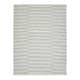Reva Striped Hand-Knotted Wool Area Rug in Silver
