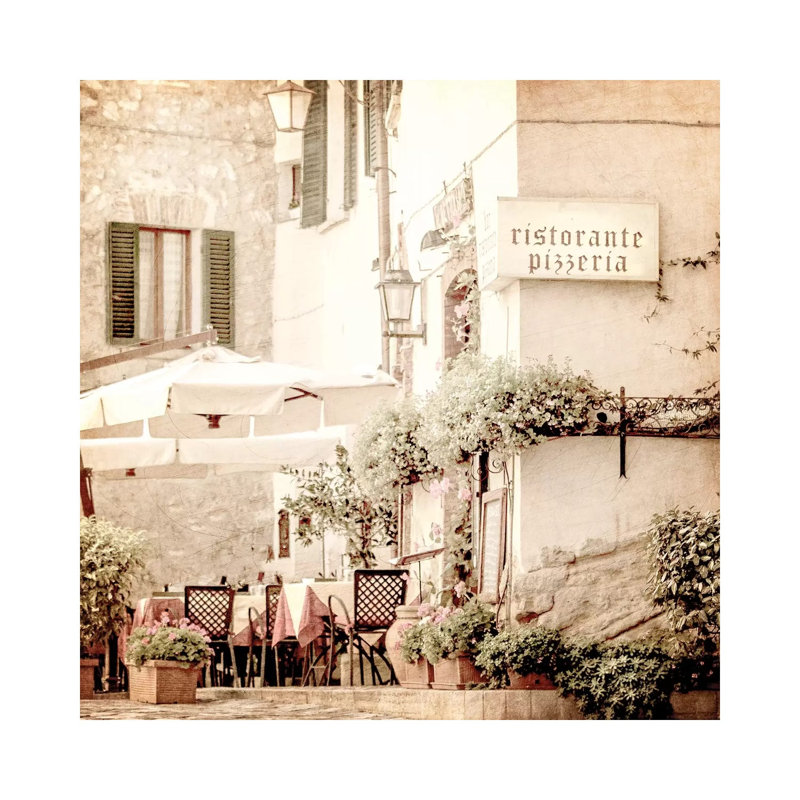 Paris Bistro III by Kimberly Allen - Wrapped Canvas Print, 45.72 cm H x 45.72 cm W