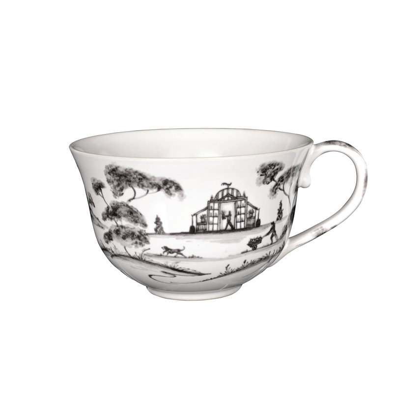 Country Estate Teacup, Flint Gray