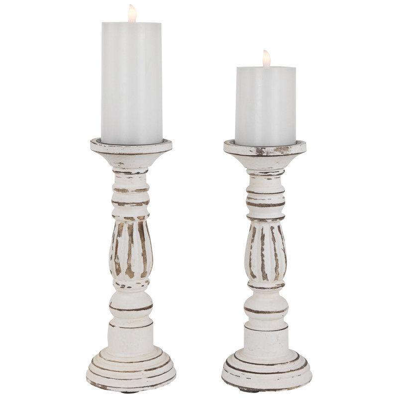 12'' H Wood Tabletop Pillar