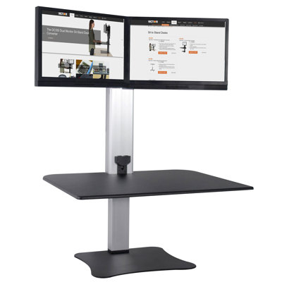 Octavius Adjustable Height Aluminium Standing Desk Converter