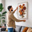 Carnation Study Botanical - Wrapped Canvas-1243778166-1243778165