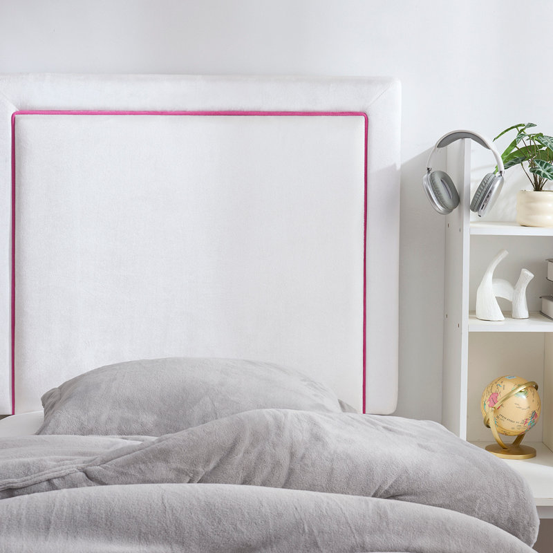 Tête de lit à sortie droite avec pieds Tavira Allure® College Dorm - rose