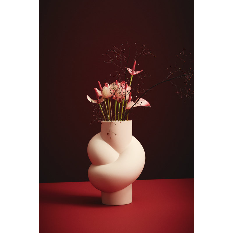Node Porcelain China Table Vase, Cameo