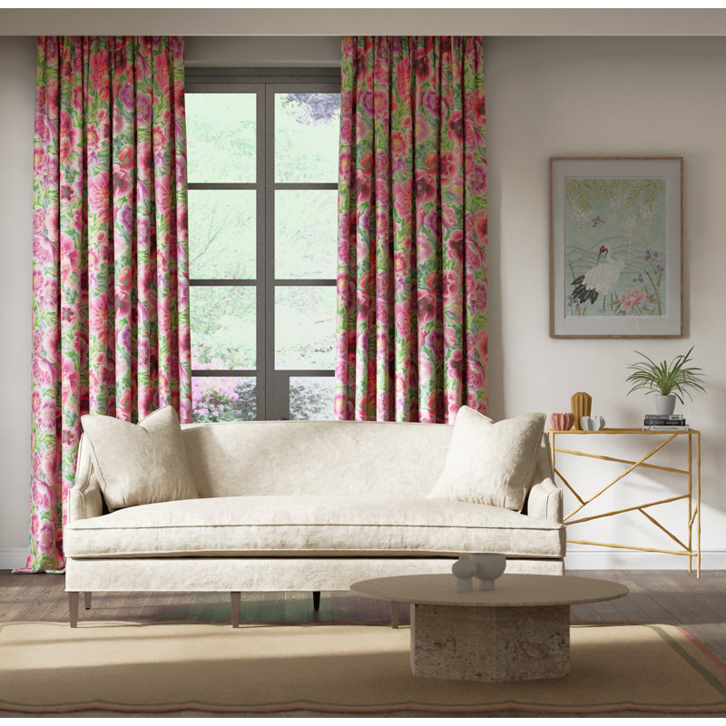 Marsha Fabric, Apple/Peony/Magenta