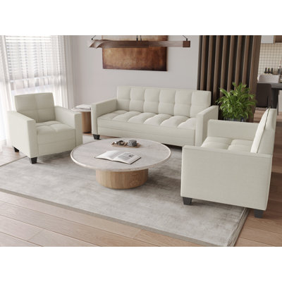 3-Piece Upholstered Sofa Set