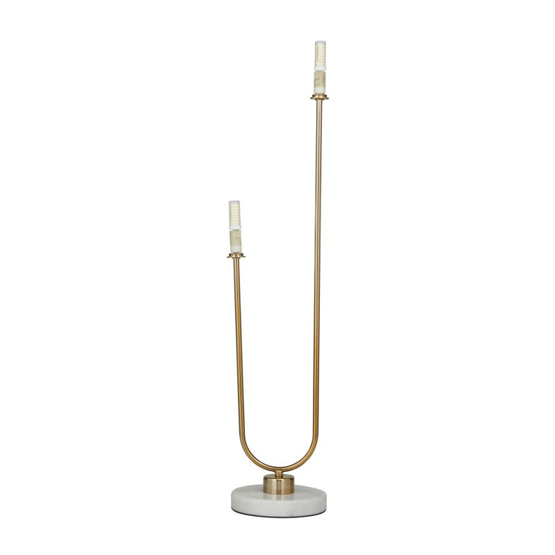 Lampe de table contemporaine Amrita, Doré