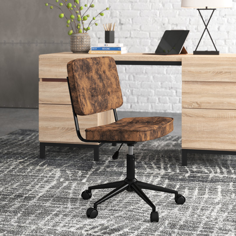 Chaise de travail Korey, Brun