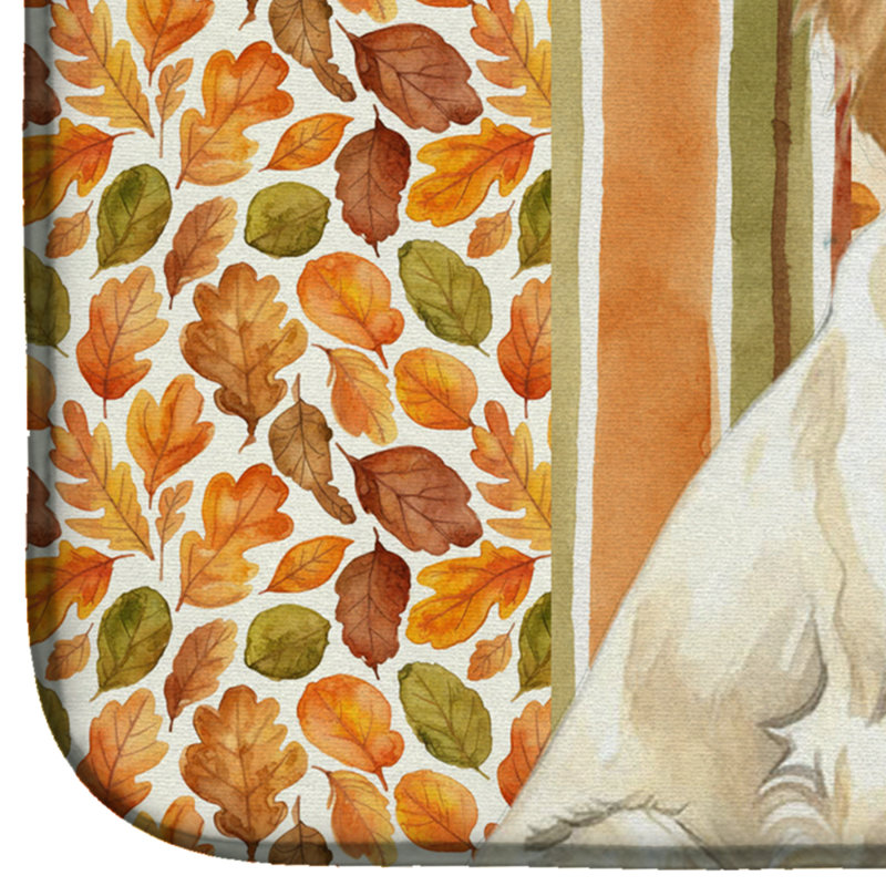 Tapis de séchage d'automne Lemon Belton English Setter Heirloom