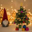 50cm H Lighted Artificial Christmas Tree