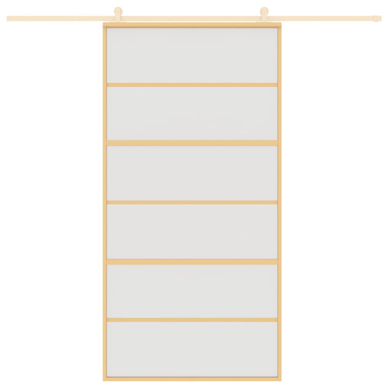 Adylynn Metal Sliding Doors, 205cm H x 102.5cm W